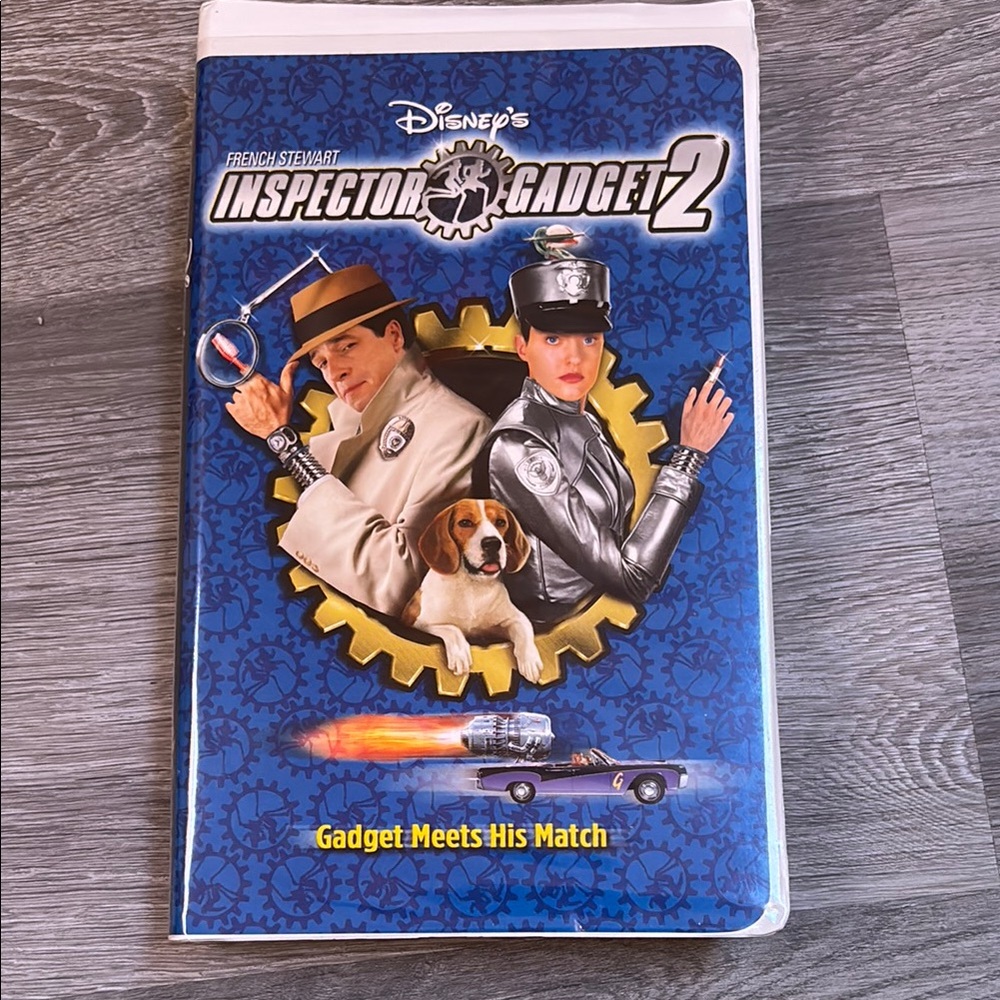 Disney Inspector Gadget 2 VHS - Blue Cover